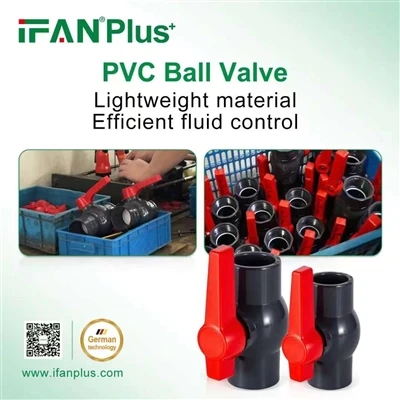 IFANPlus PVC guľový ventil